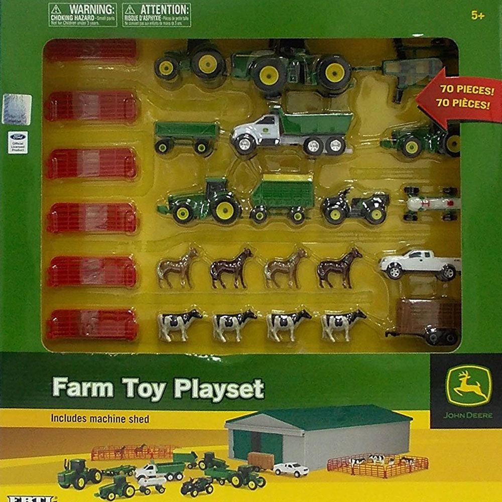john deere 70 piece farm set