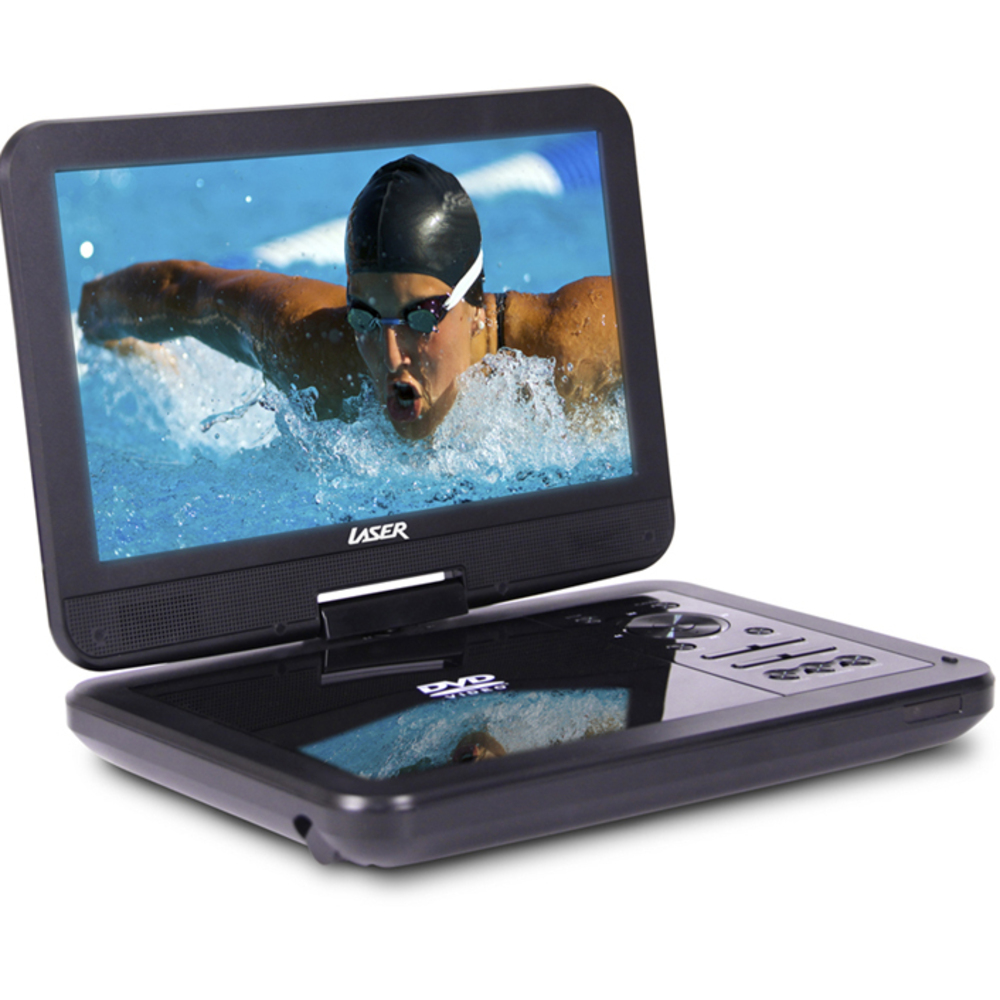 Laser DVD/USB Player Portable 10" Screen Multi region KG Electronic