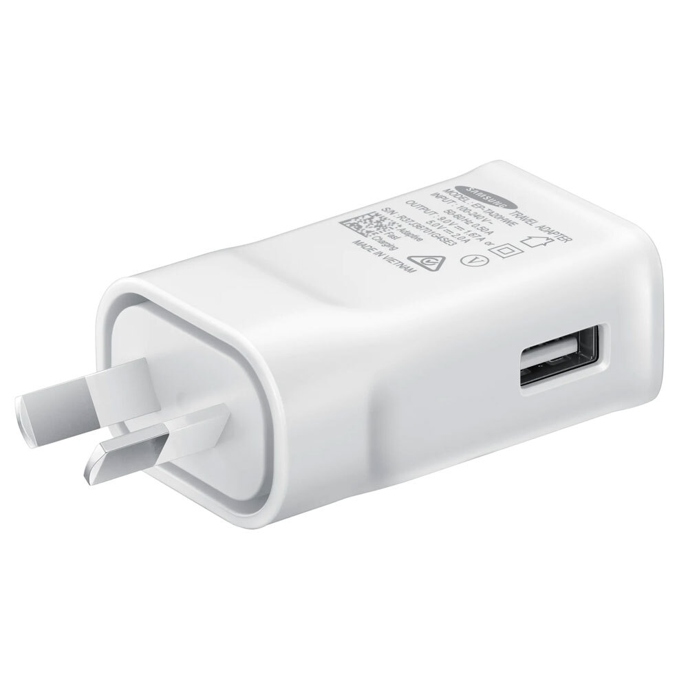 Samsung 15W 5V Fast USB 2.0/A Travel Wall Charger Adaptor w/ USBC