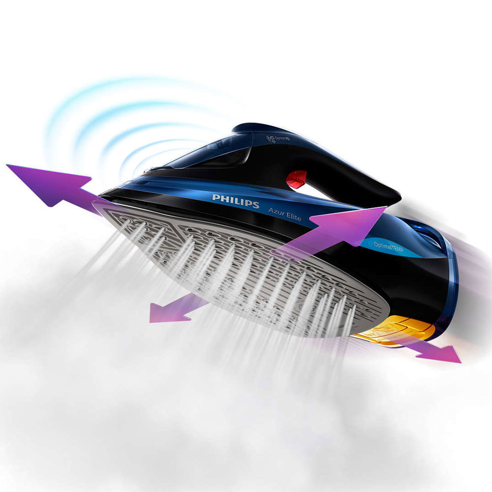 Philips 2400W Azur Elite Steam Iron Blue Online KG Electronic