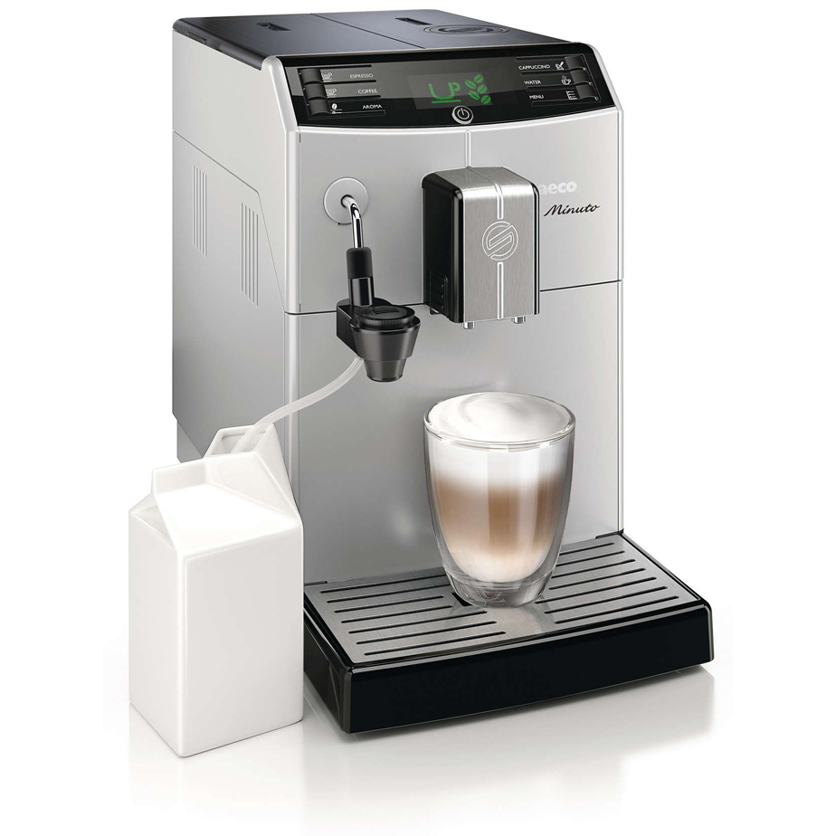 Philips Saeco HD8762 Minuto Automatic Espresso Coffee Machine/Ceramic