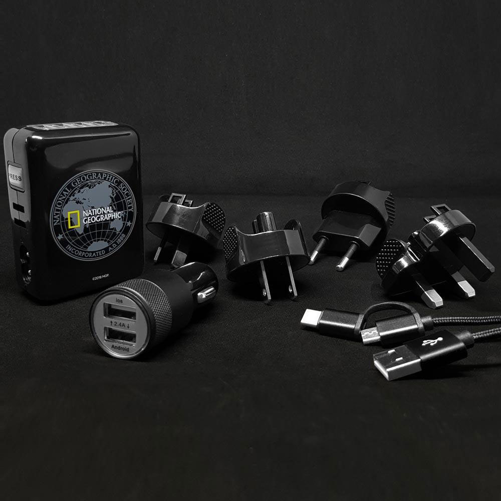 National Geographic 4.1A USB Travel Charger Kit Adapter/Plug AU/CN US