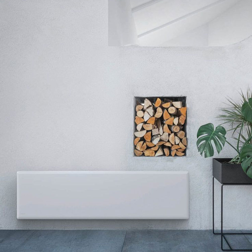 Nobo 2400W Slimline Panel Heater w/Castors & Timer White Online KG Electronic