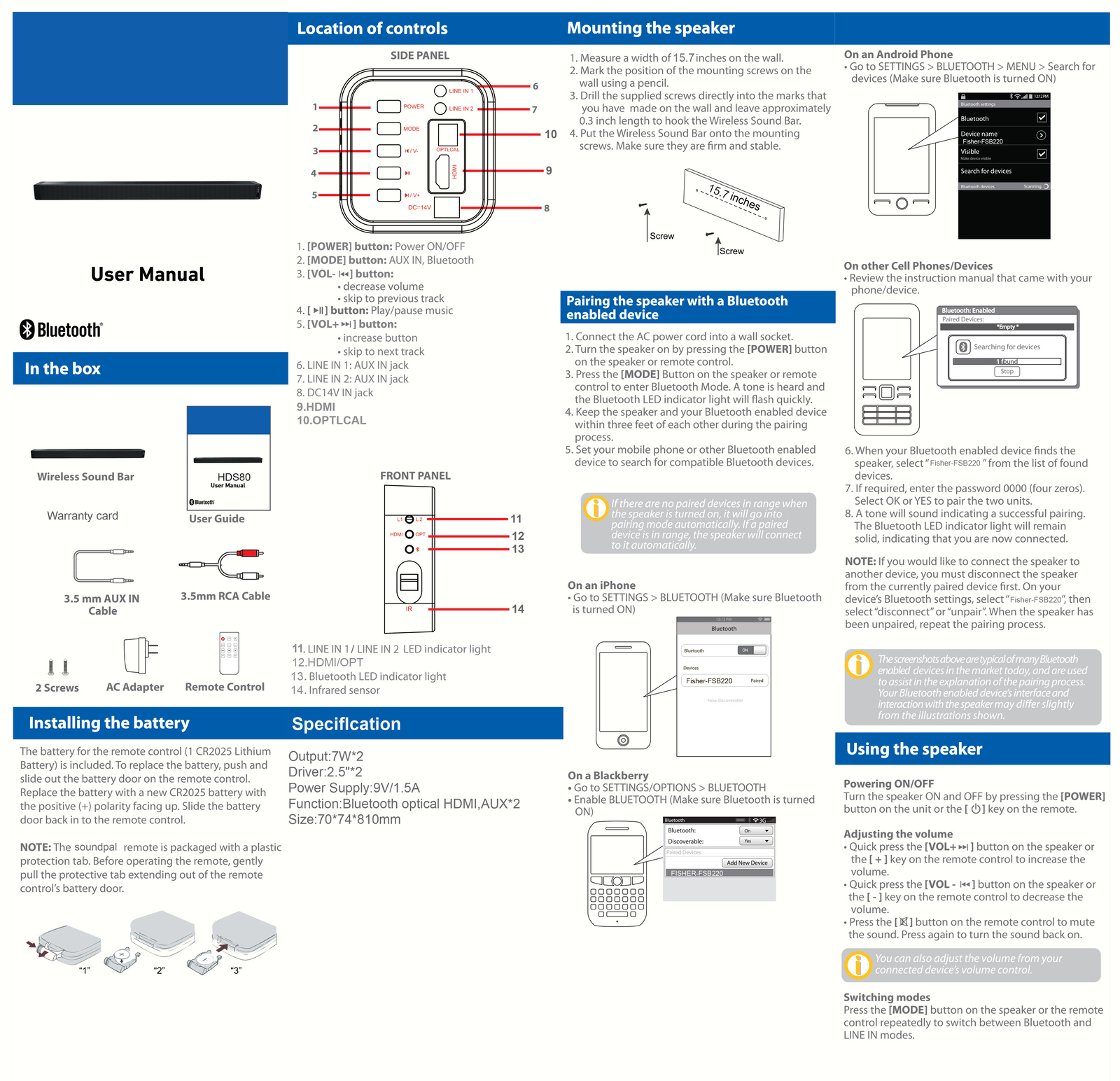 pure acoustics soundbar