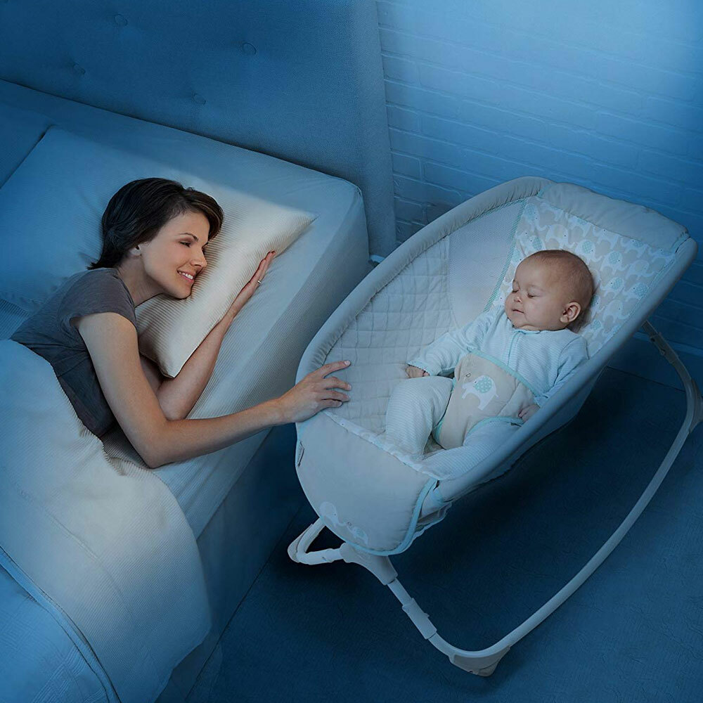 Ingenuity Rocking Soothe Baby/Newborn/Infant Cradle Cot/Bed/Sleeper