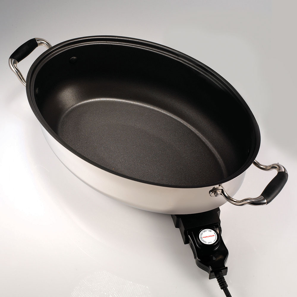 Morphy Richards 9.5L Non Stick Electric Pan Roasting Skillet S/S Cooker