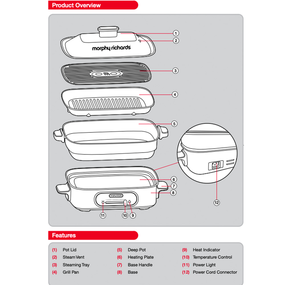Morphy Richards Electric Multifunction Pot Online KG Electronic