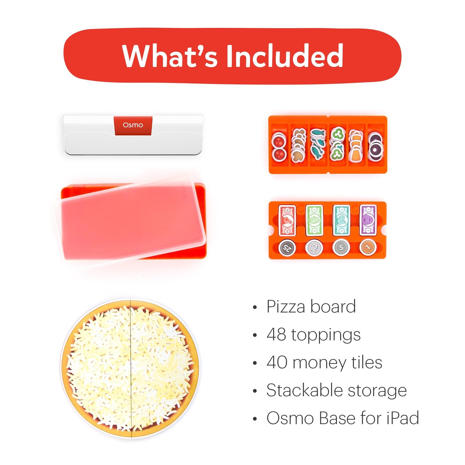 Osmo Pizza Co. Starter Kit Kids Educational Learning Game for Apple