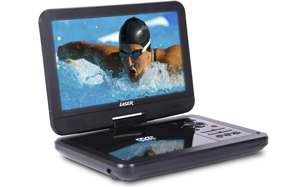 Laser DVD/USB Player Portable 10" Screen Multi region/All Region/free