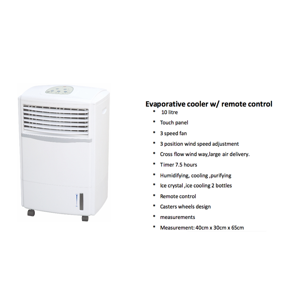 10l evaporative cooler