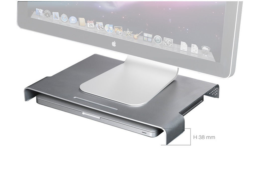 Just Mobile Mtable Aluminium Base Stand Lift for Apple MAC/Monitor/Laptop/iMac eBay