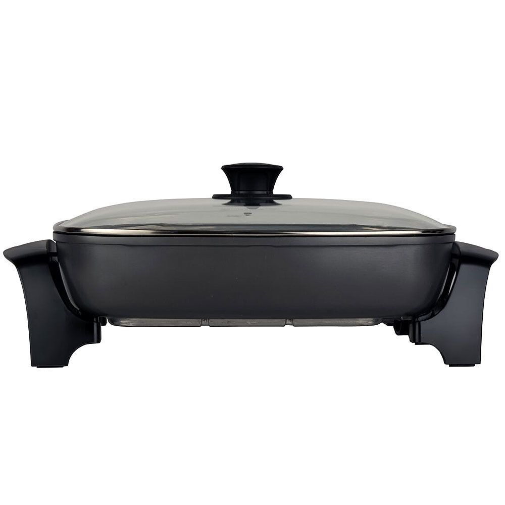 Westinghouse 2400W NonStick Electric Skillet Fry Pan w/ Glass Lid