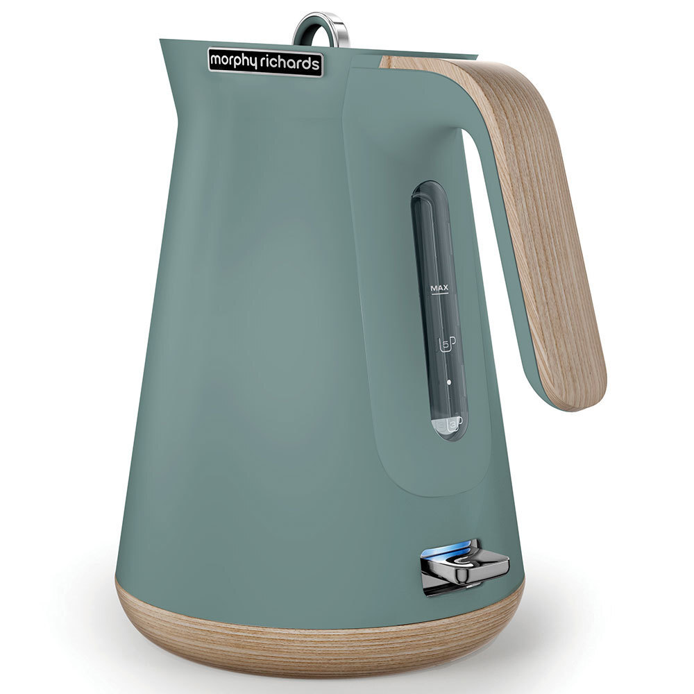 Morphy Richards 100009 Aspect 1.5L Cordless Kettle Scandi Teal/Wood