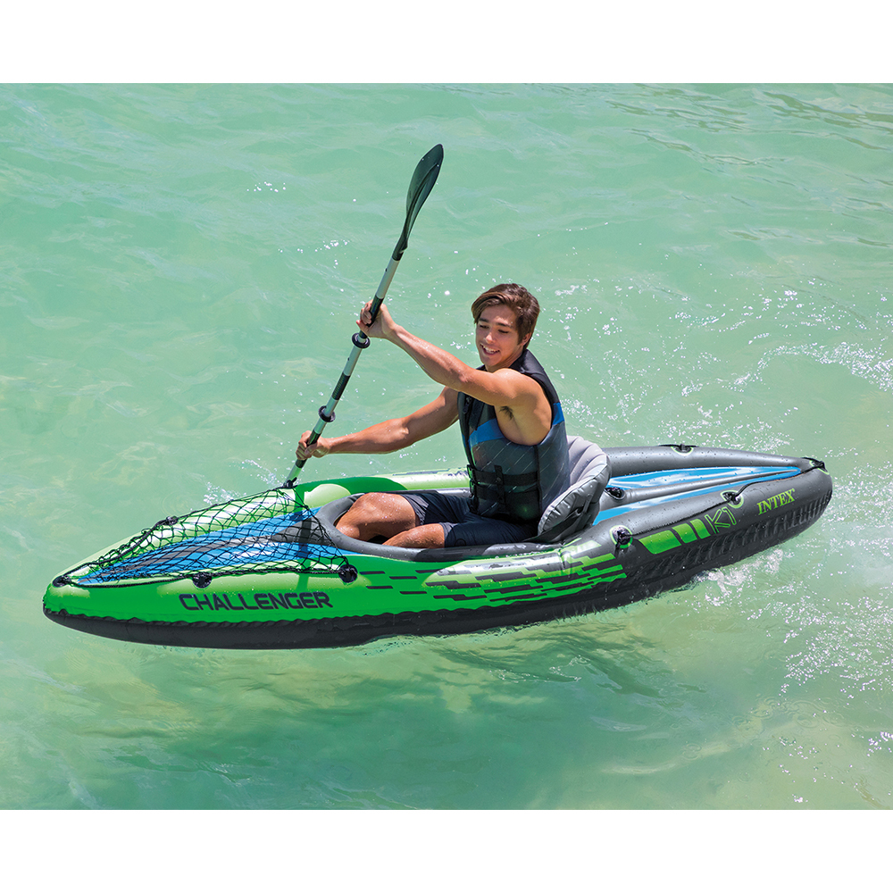 Intex Challenger K1 Inflatable Kayak 1 Seat Online KG Electronic