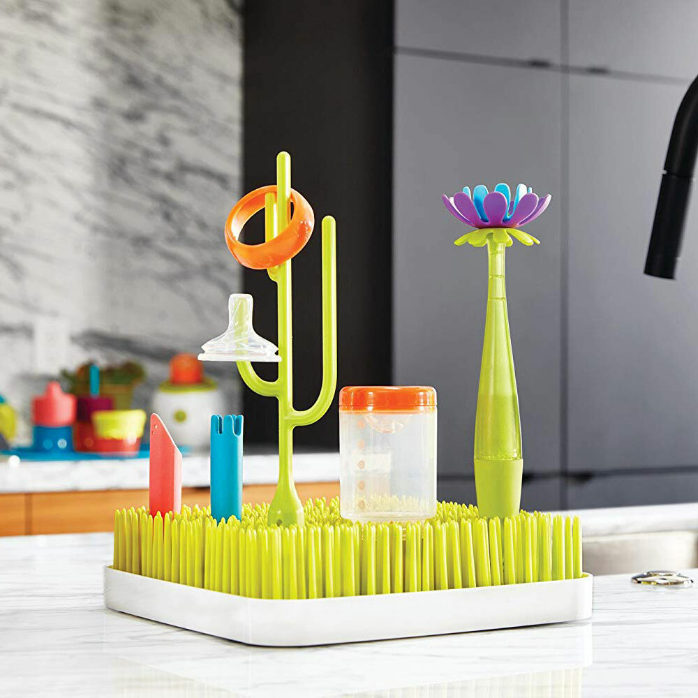 3PK Boon Forb Soap Dispensing Silicone Flower Baby Bottle Cleaning