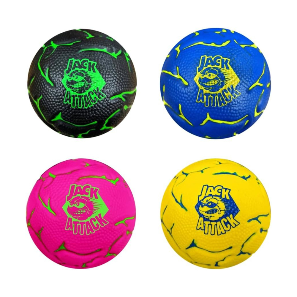 2PK Jack Attack Grip 9cm Bounce Ball Assorted Kids/Adults - Online