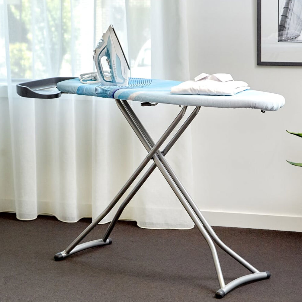 Westinghouse 47in Foldable/Portable Ironing Board w Cover/Iron Rest for