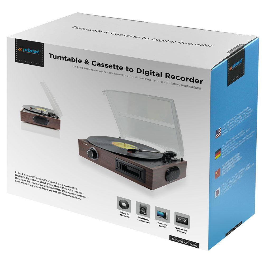 USB Turntable Vinyl/Cassette to Digital Recorder Online KG Electronic