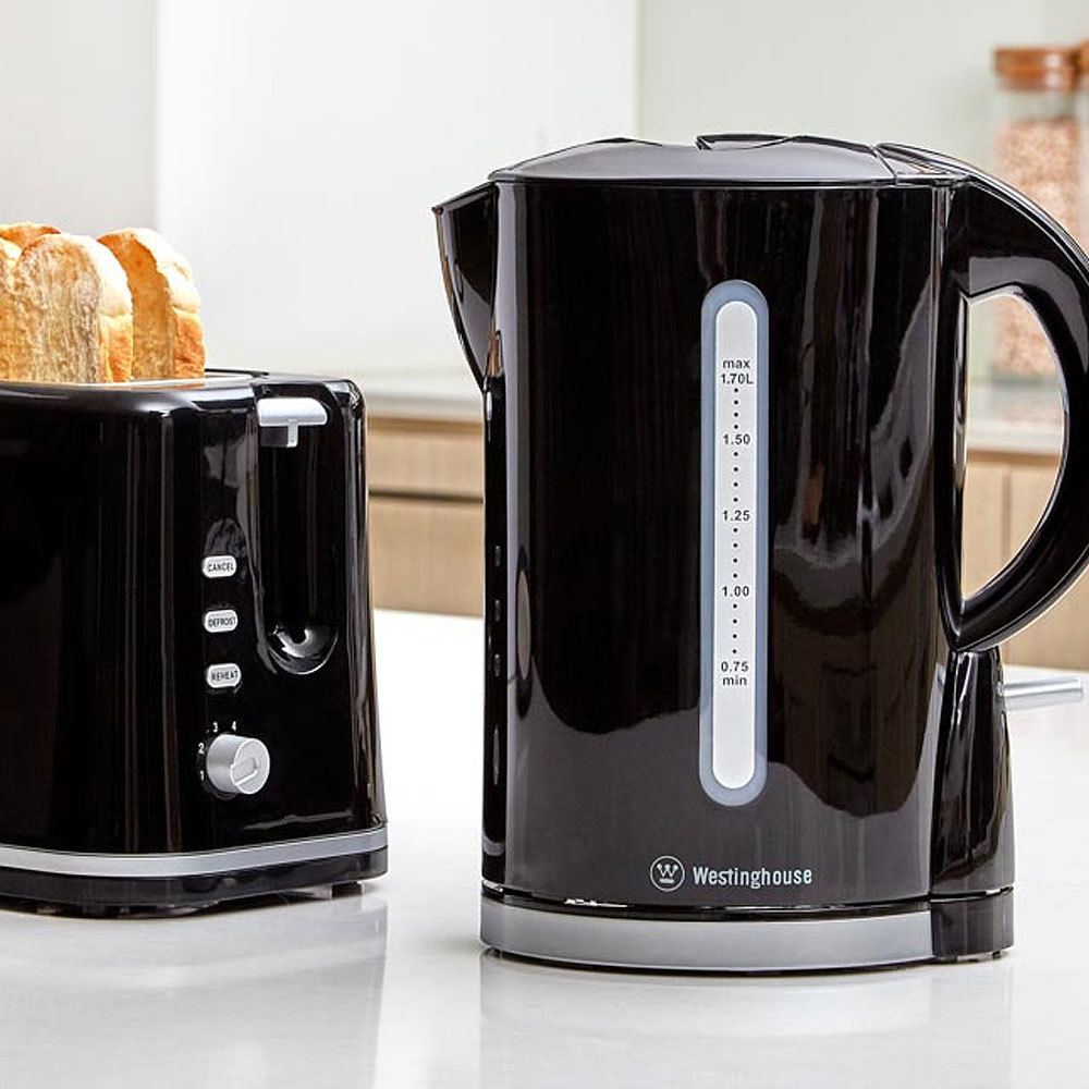 WESTINGHOUSE 1.7L PLASTIC Electric Cordless Hot Water Jug Kettle/Boiler