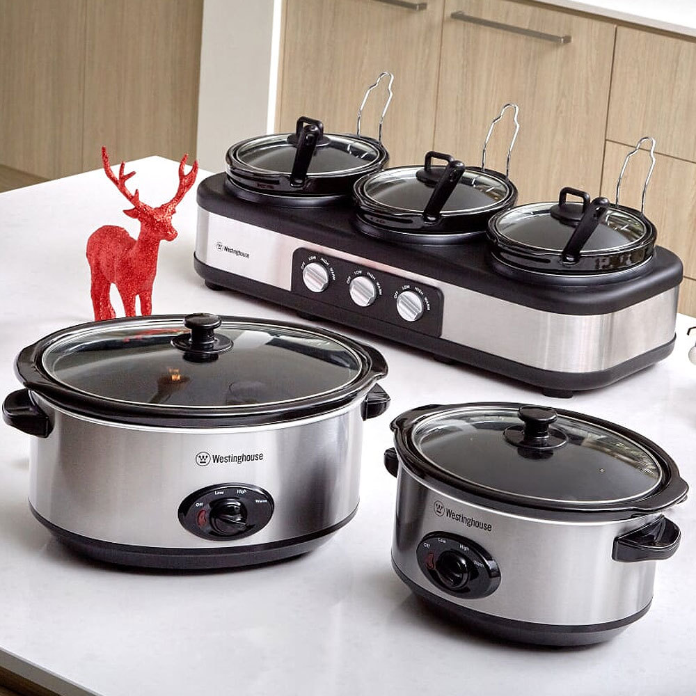 Westinghouse 6.5L Slow Cooker Stainless Steel Online KG Electronic