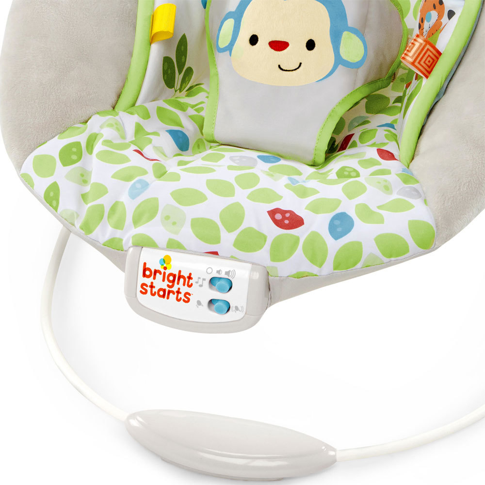 Bright Starts Vibrating Baby/Infant Cradling Bouncer Chair Seat/Music