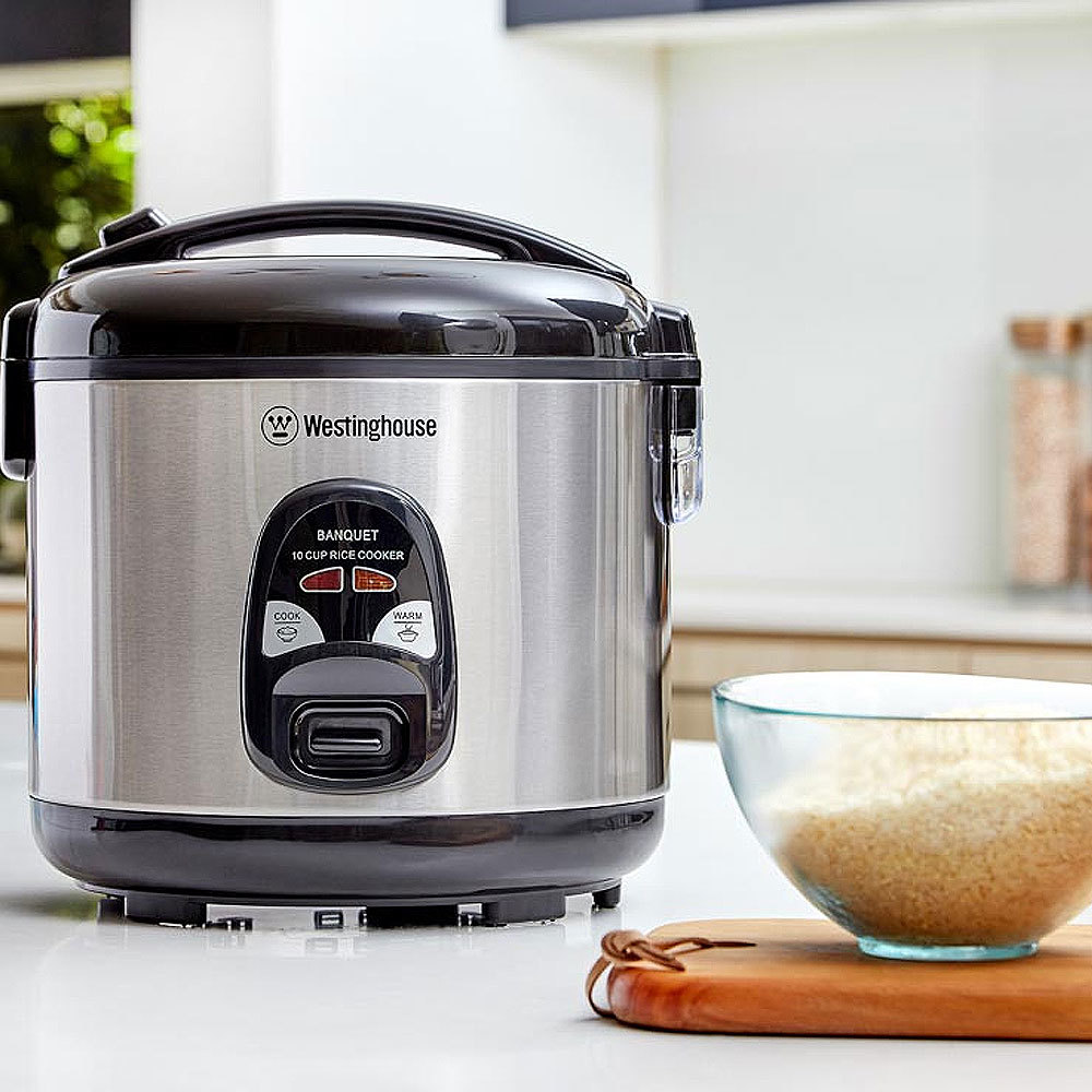 Westinghouse 10 Cup Rice Cooker Stainless Steel Online KG Electronic