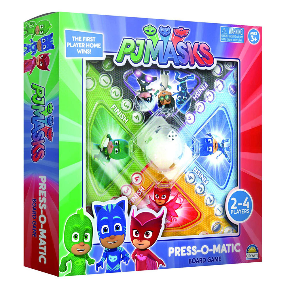 PJ Masks Press O Matic Board Family Activity Fun Game Adult/Kids/Child
