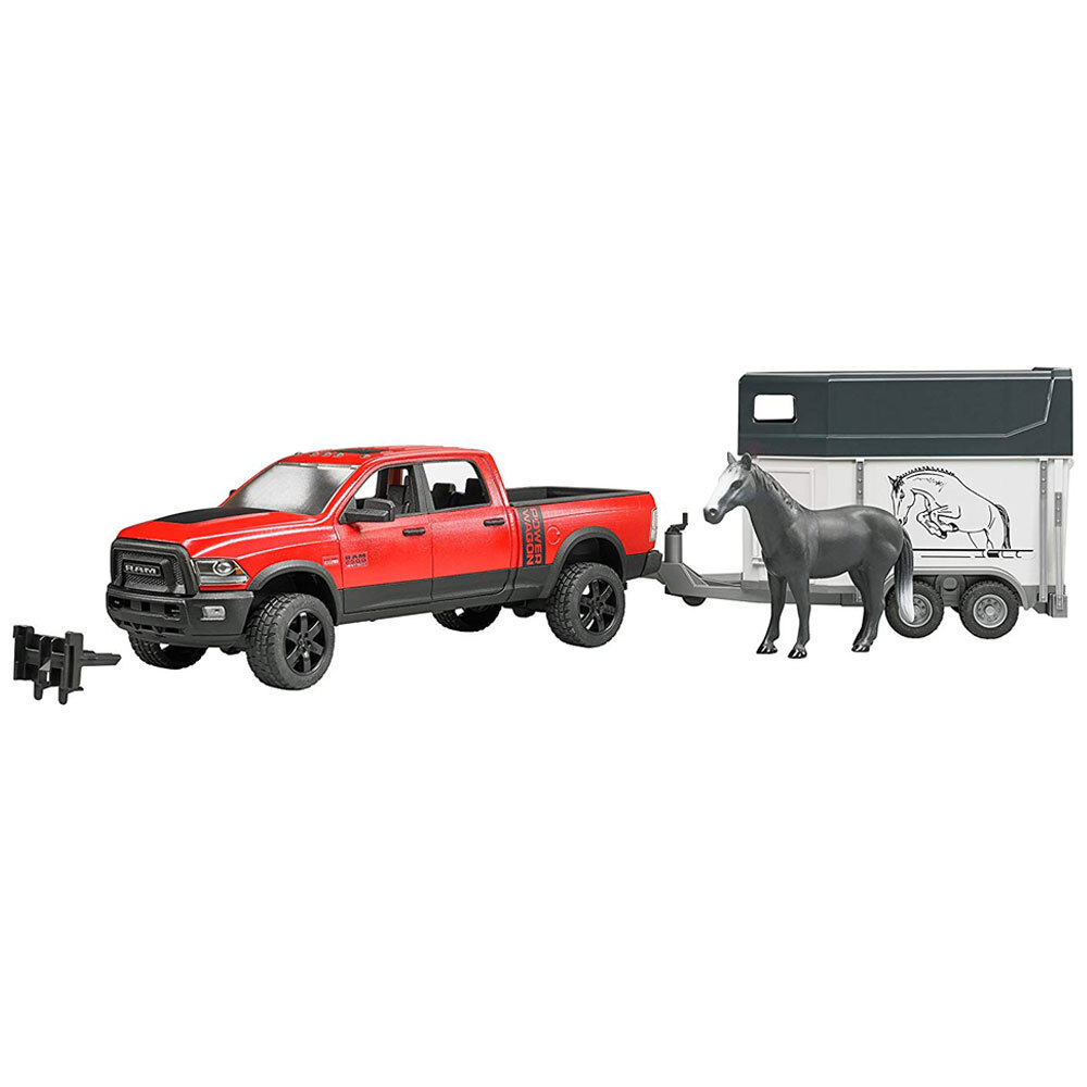 toy truck with horse trailer
