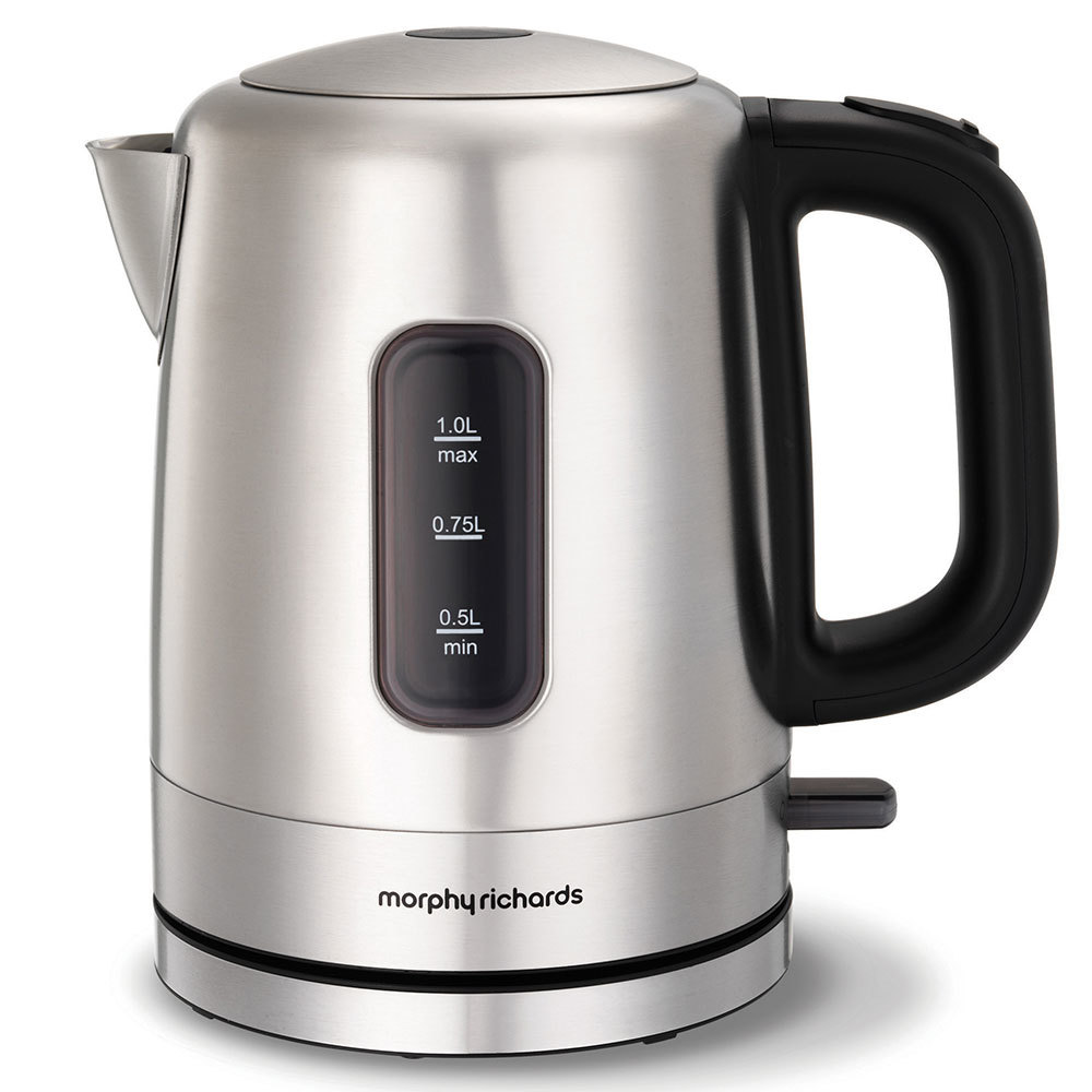Morphy Richards 2200W Accents 1L Brushed Stainless Steel Electric