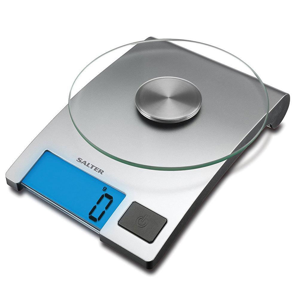 Salter 1021 5kg 5L Aquatronic Glass Electronic Digital Kitchen Scale