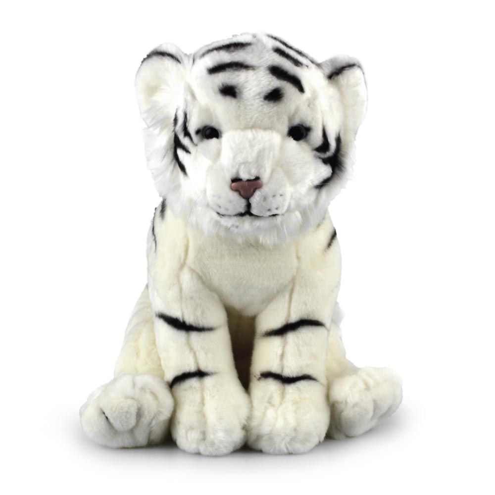 Korimco 40cm Kuma Tiger Kids/children Animal Soft Plush Stuffed Toy White 3y for sale online 