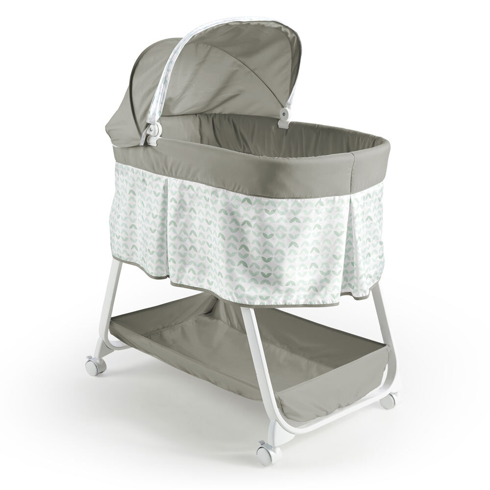 baby inc sonno bassinet silver birch