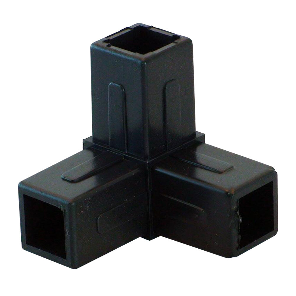 3 Way Plastic Right Angle 25mm Corner Joiner for Aluminium Square Tube