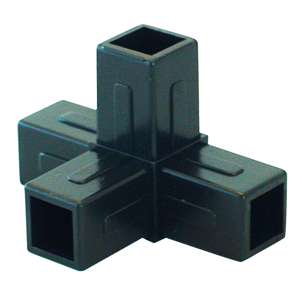 4 Way Plastic Right Angle 25mm Junction End Joiner for Aluminium Square