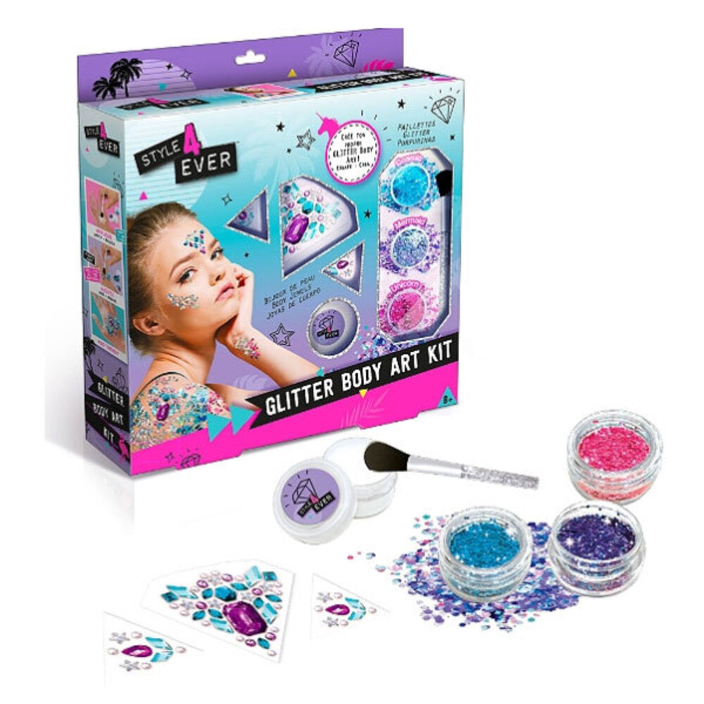 Style 4 Ever Glitter Body Art Kit 8y+ - Online | KG Electronic