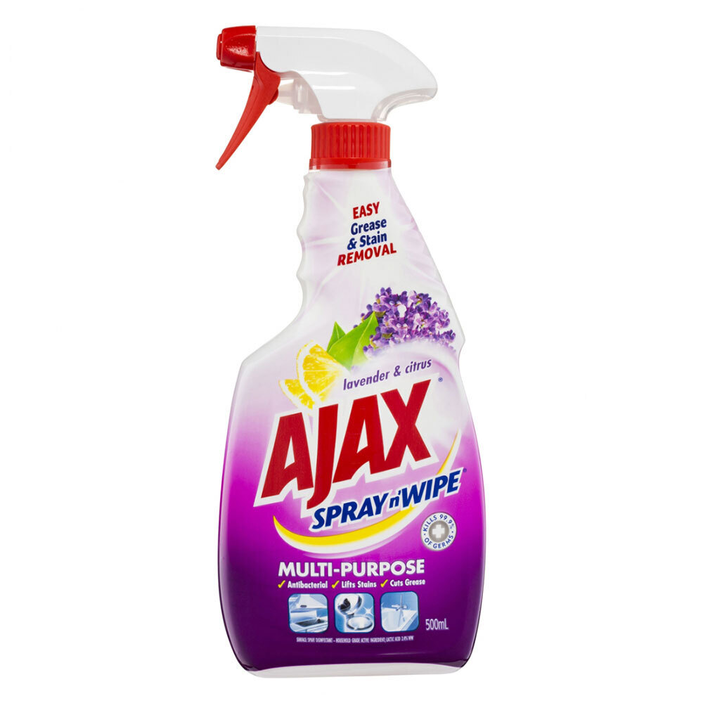 Ajax Spray N Wipe Glass Cleaner Refill 500ml