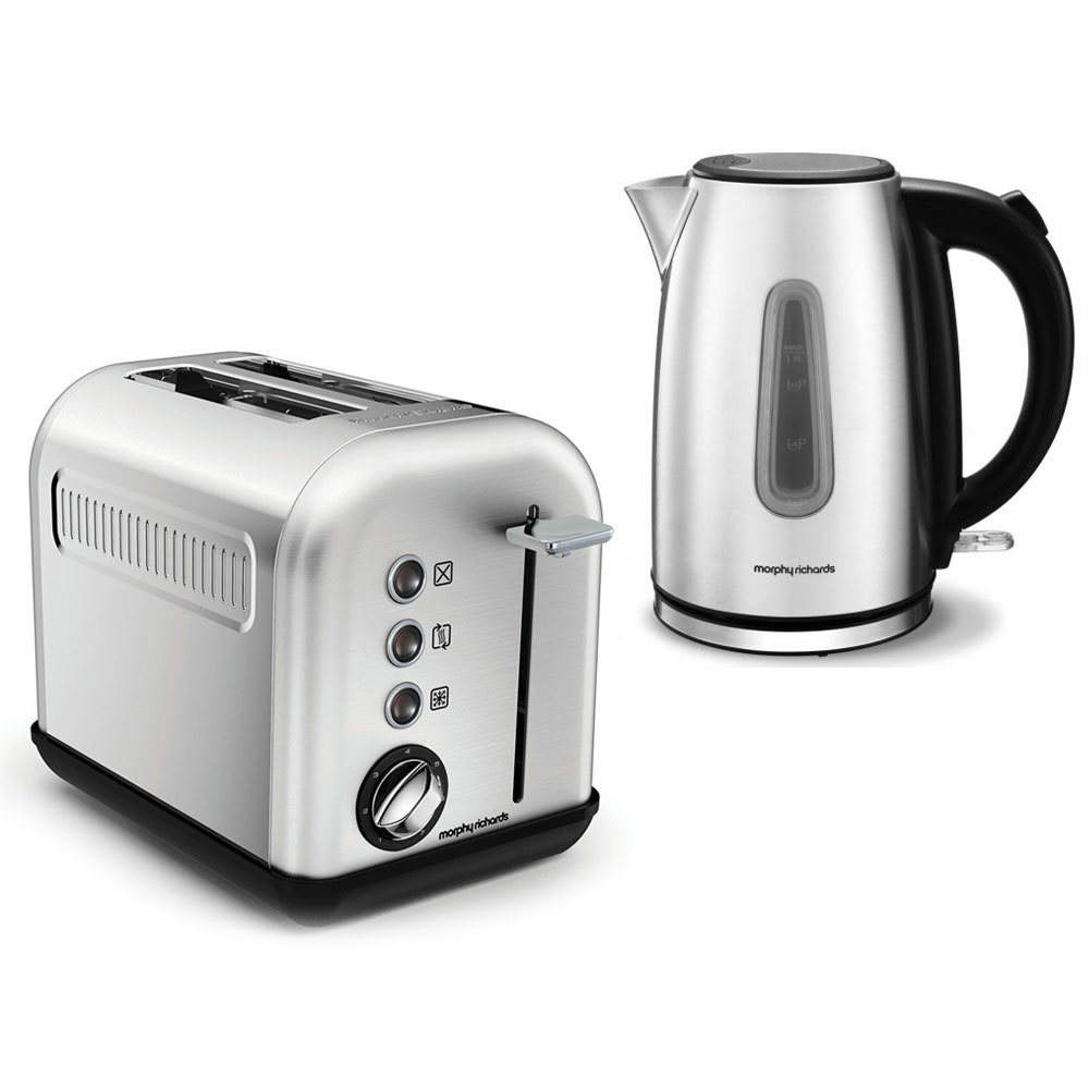 Morphy Richards Equip 1.7L Kettle & 2 Morphy Richards Equip 1.7 Litre