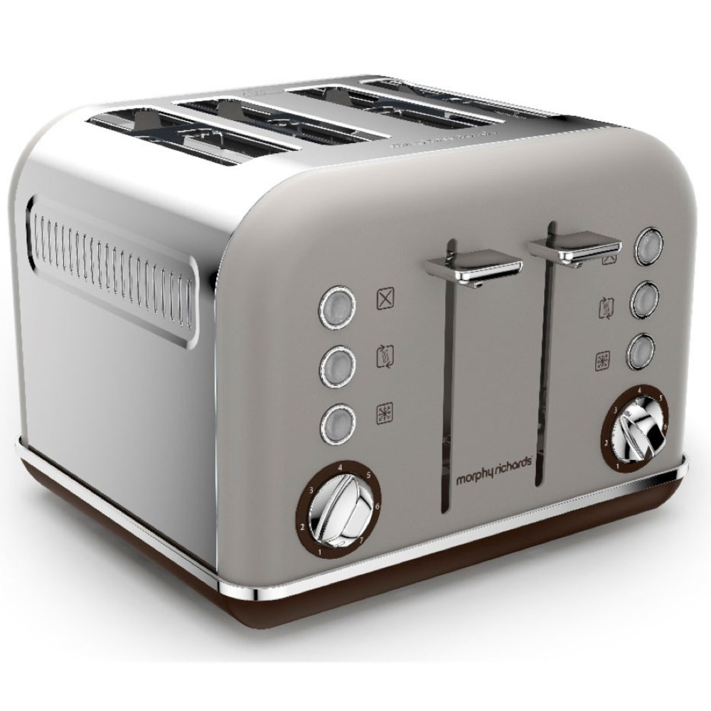 Morphy Richards 242102 Pebble Brown 4 Slice Toaster Online KG Electronic