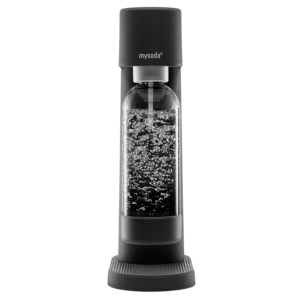MySoda Woody Sparkling Water Maker w/1L Bottle Black Online KG