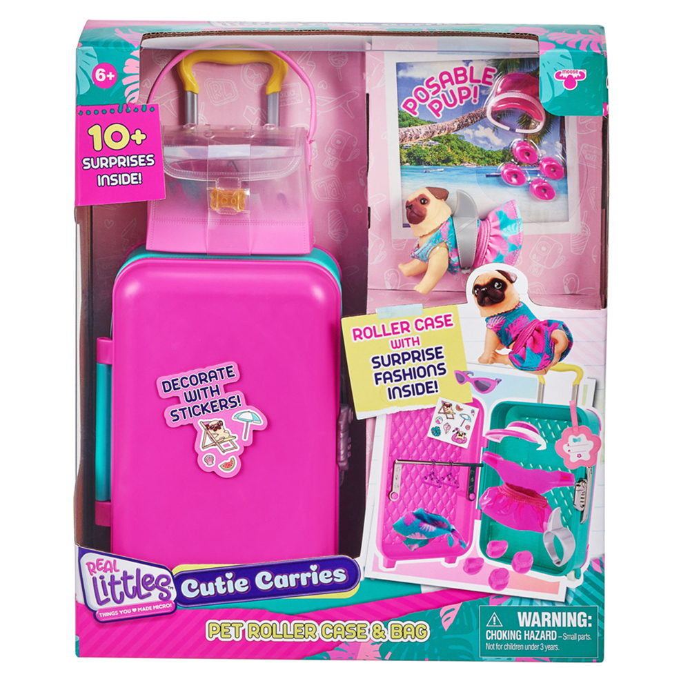 Real Littles Cutie Carries Pet Roller Case & Bag Pack Set Kids Toy 6y ...