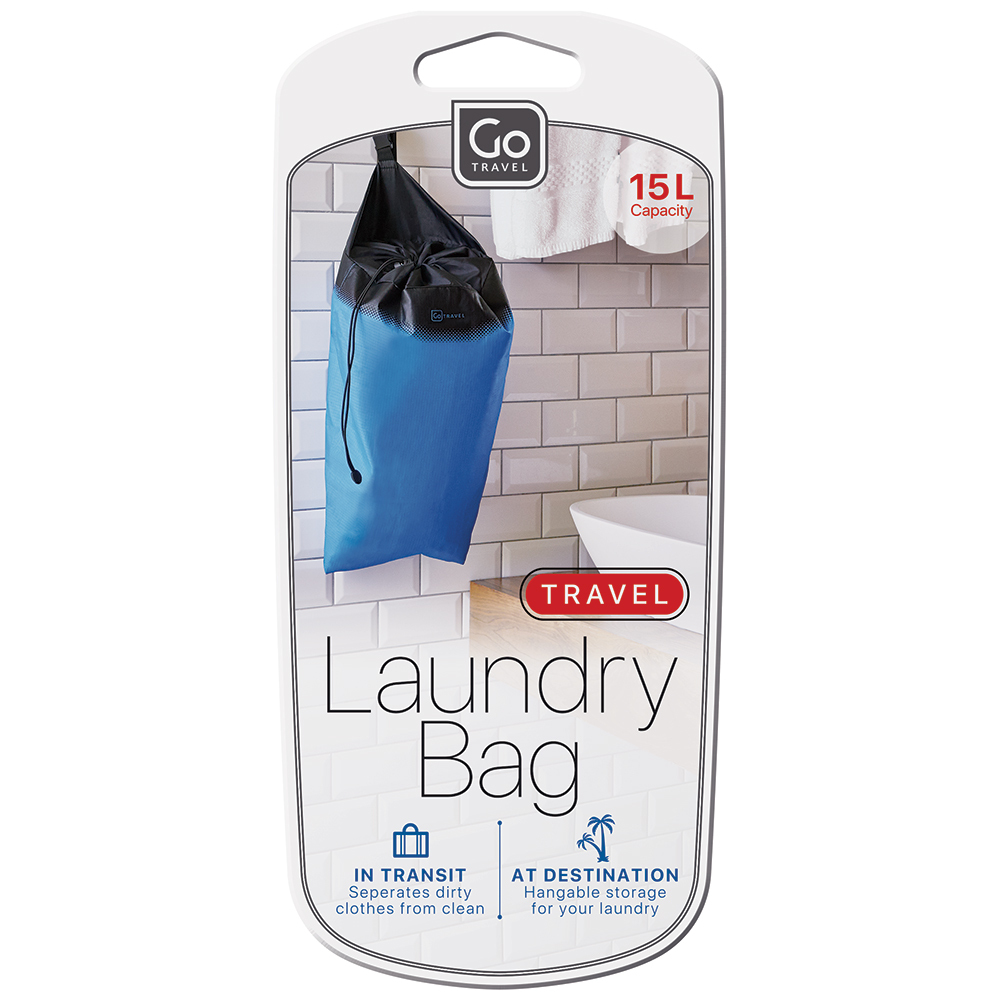 Go Travel Laundry Bag Blue/Black Online KG Electronic