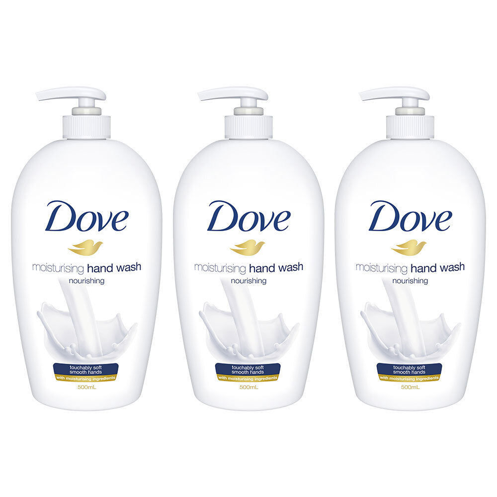 3PK Dove 500ml Moisturising Hand Wash Original Online KG Electronic