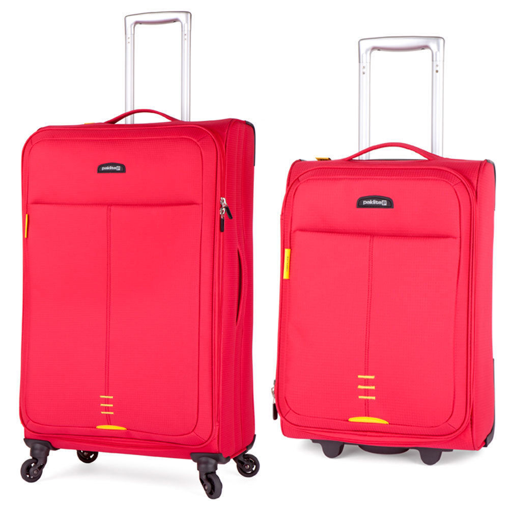 2PK Paklite Featherweight/Medium/Cabin Travel Luggage Set/Suitcase