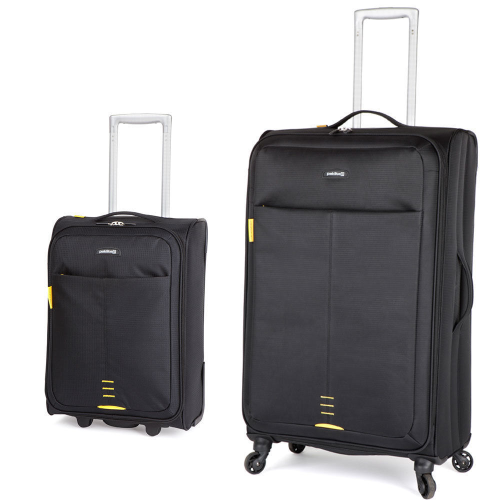 2PK Paklite Featherweight Large/Cabin Travel Luggage Set/Suitcase