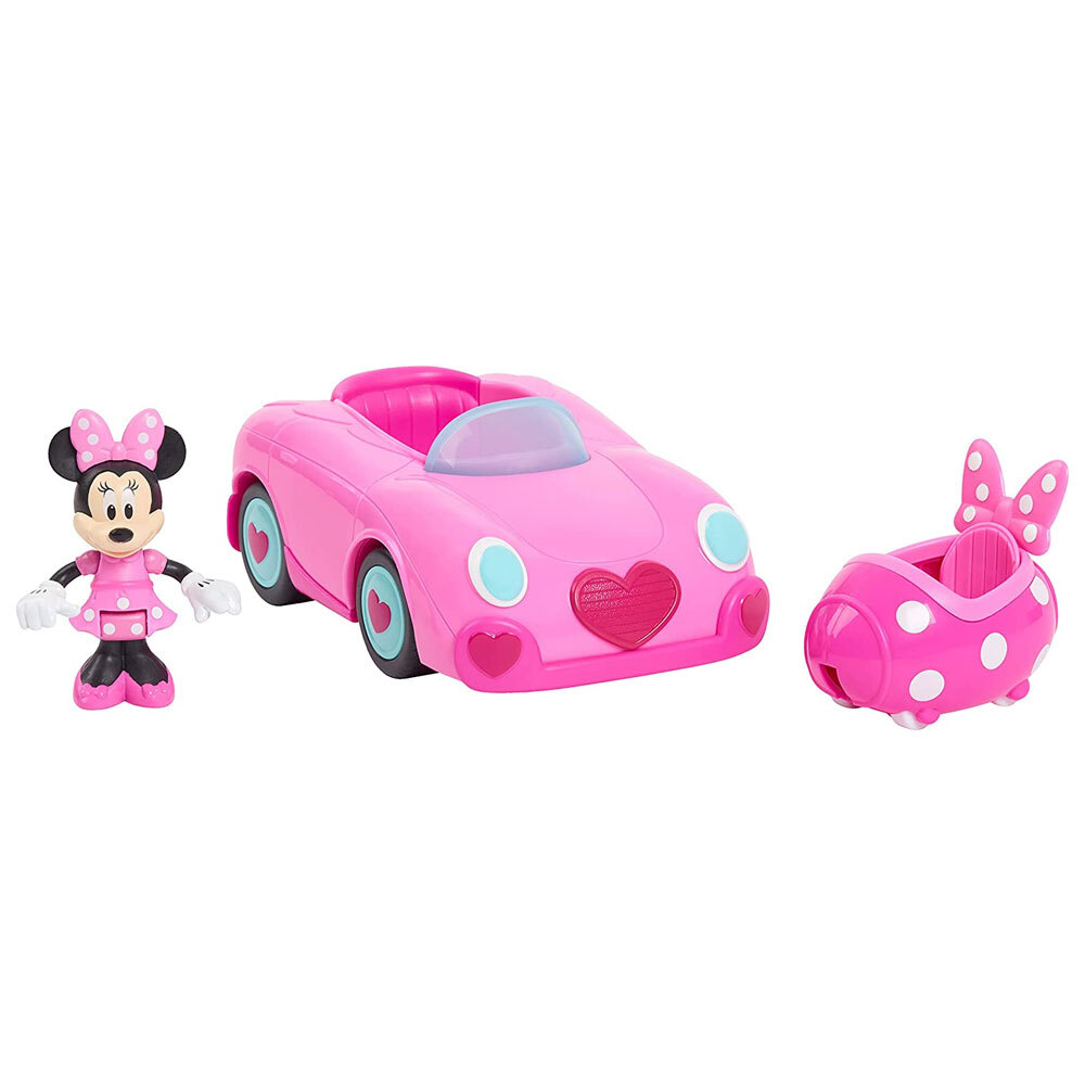 Disney Junior Minnie Mouse Pink Remote Control Car With Polka Dots