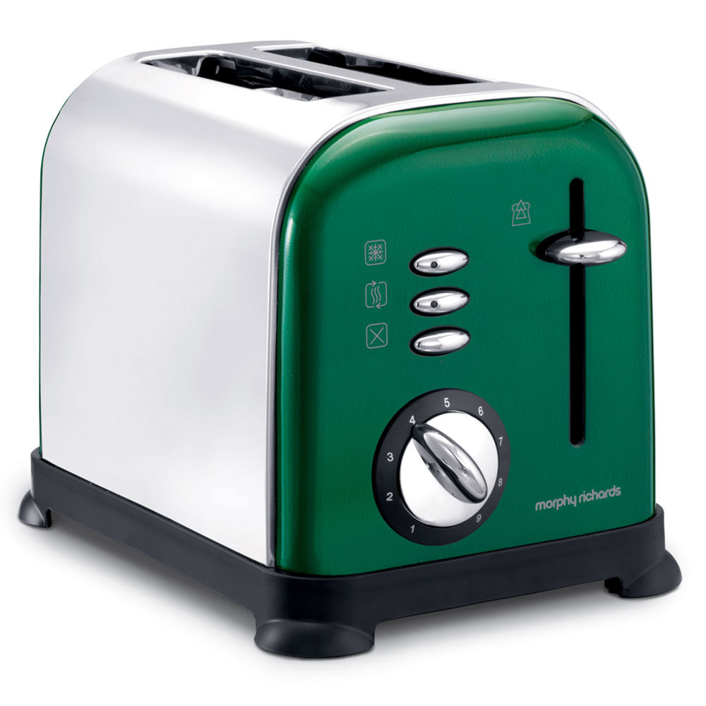 Morphy Richards Metallic Green Accents 2 Slice Toaster Online KG