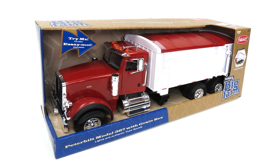 Tomy Peterbilt 367 Straight Dump Truck Toy Grain Box/Big Farm Series