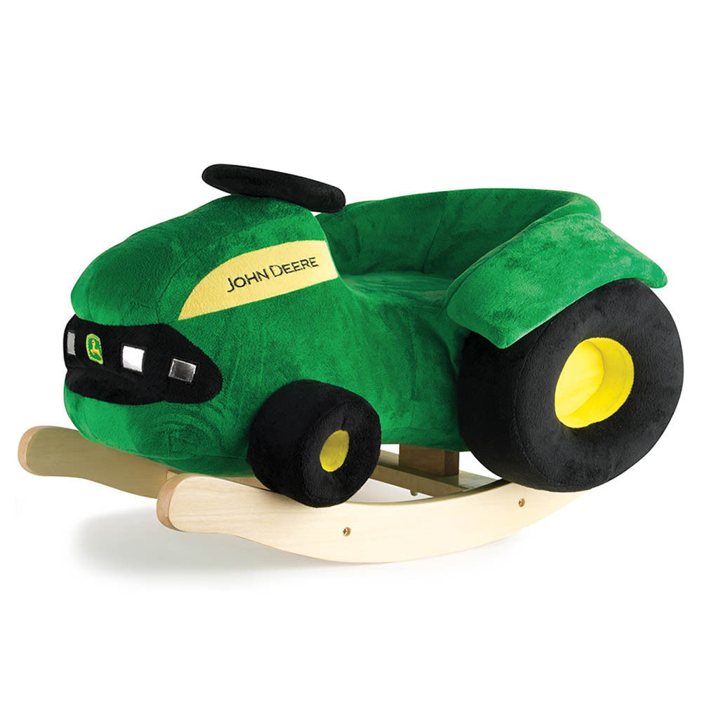 John Deere Rocking Chair Tractor Truck Ride On Plush Rocker Kids