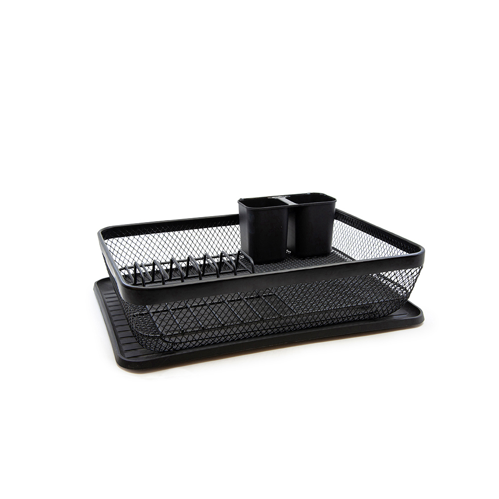 Salt & Pepper Ebony 43x13.5cm Dish Rack Holder - Black - Online | KG ...