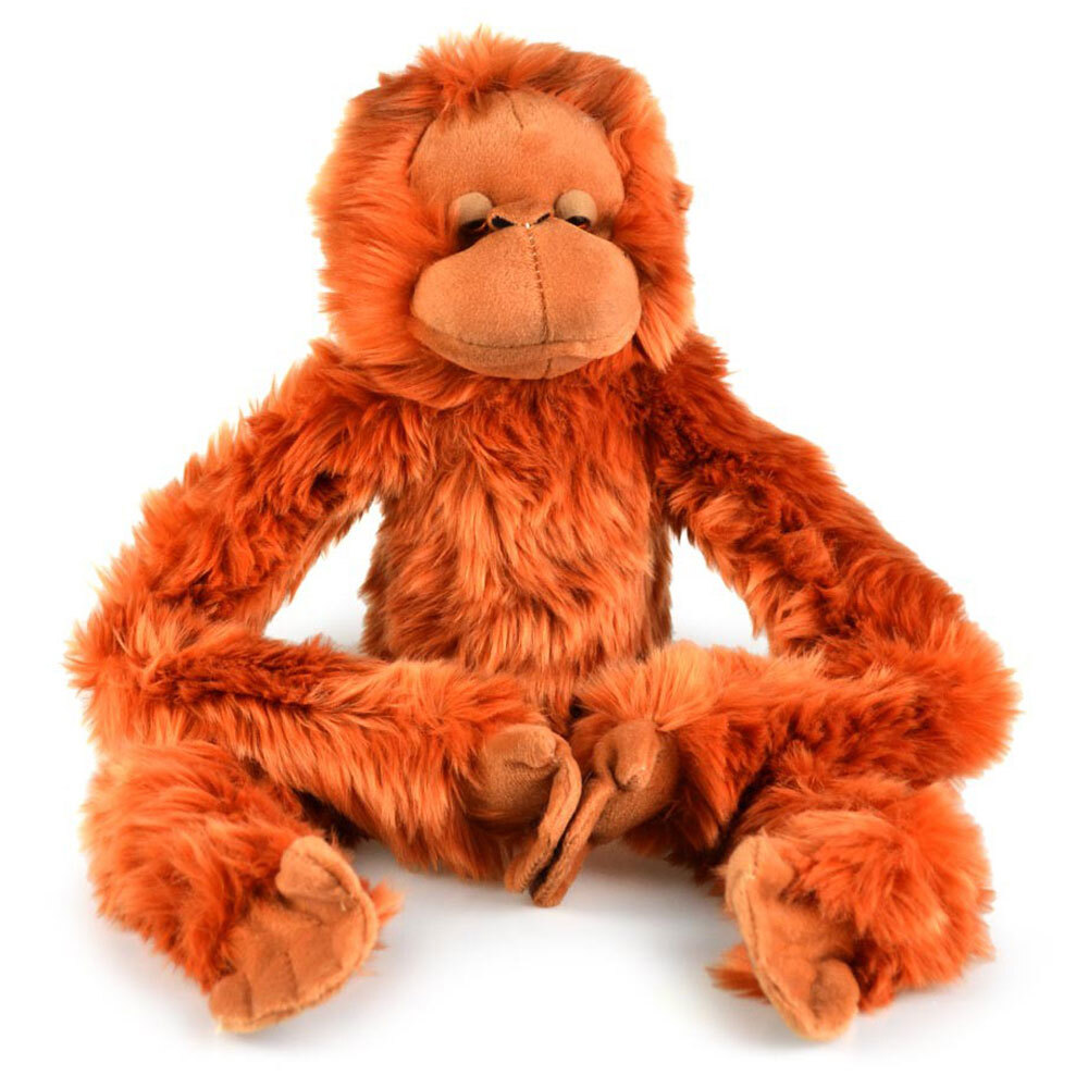 large stuffed orangutan